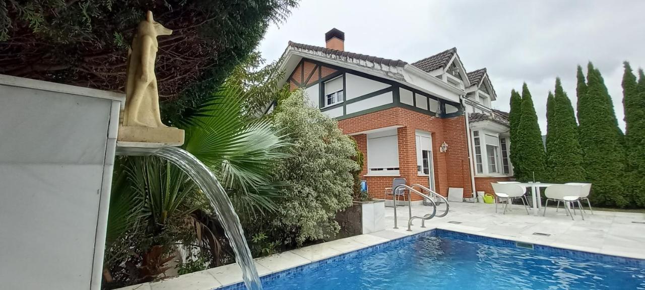 Chalet Con Piscina, Sauna Y Jacuzzi Cerca Del Mar A Media Hora De Bilbao Y Santander El Puente  Exteriér fotografie